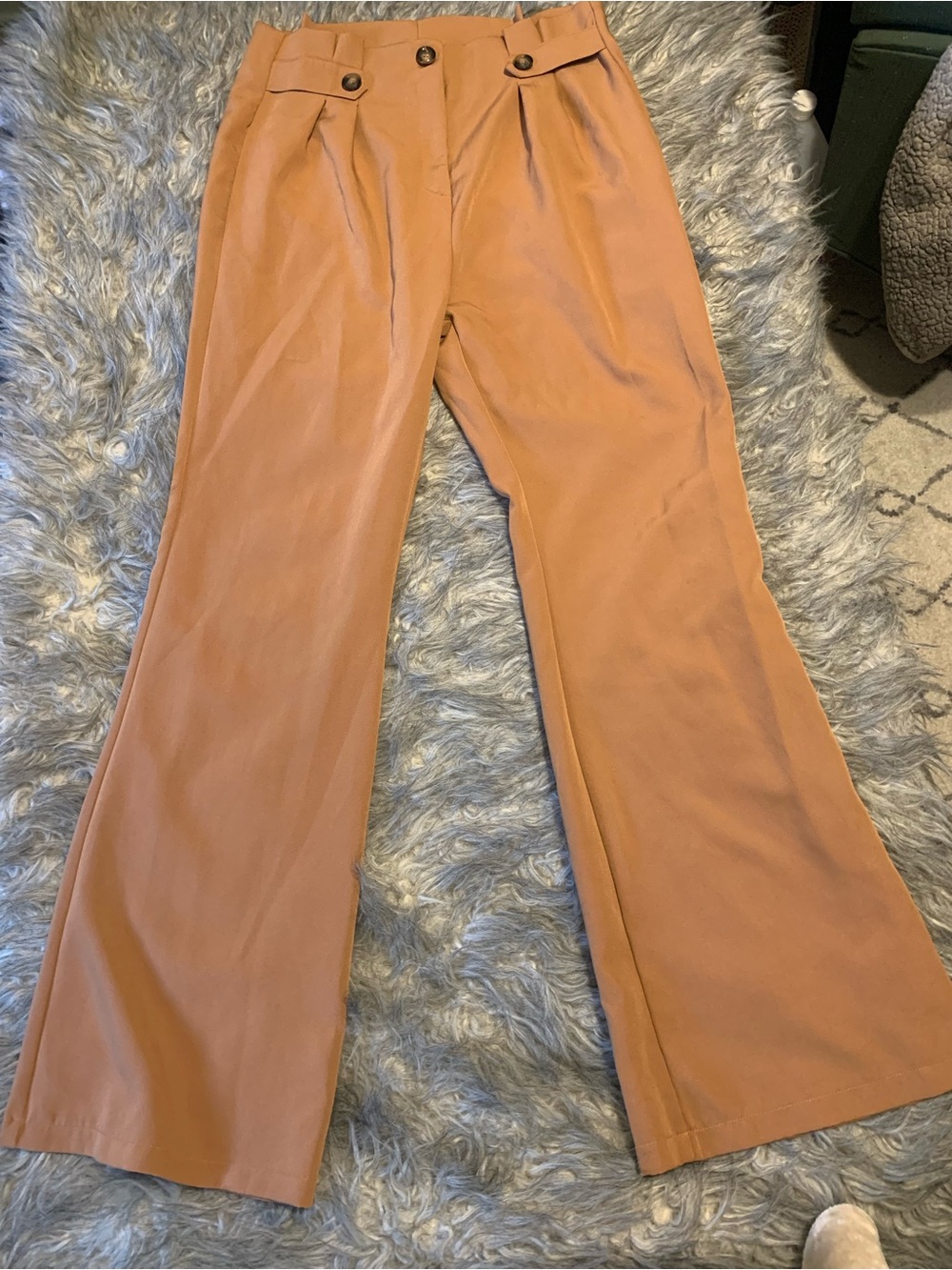 Women’s Wide-Leg Trousers in Rust